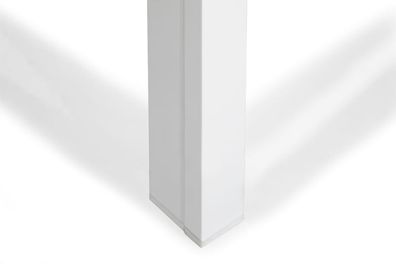 Tunis Spisebordssæt 220-280x90 + 6 Stabelstole - Hvid/Grå - Havemøbler - Udendørsgruppe - Havesæt