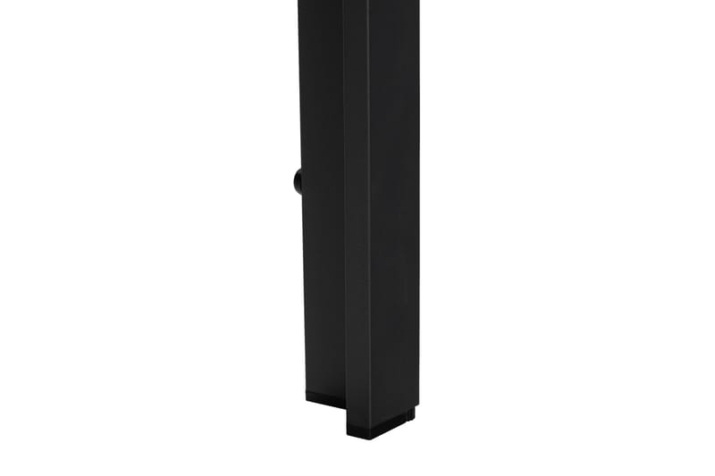 Tunis Spisegruppe 150 cm + 4 Hilltorp Spisestol - Sort - Havemøbler - Udendørsgruppe - Havesæt