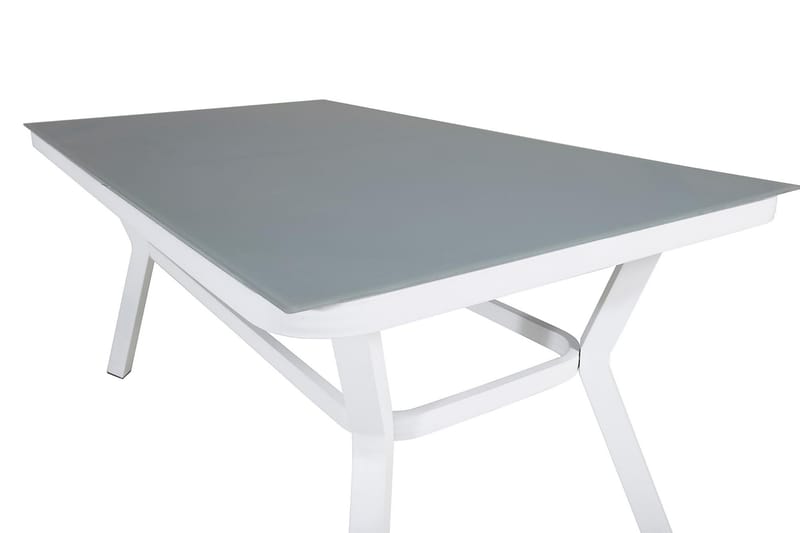 Virya Spisebordssæt 160cm + 4 Alina Stole - Sort/Grå - Havemøbler - Udendørsgruppe - Havesæt