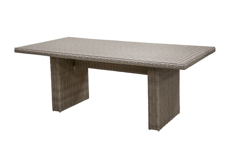 Wembley Spisebordssæt 200cm + 6 Stole - Natur/Brun - Havemøbler - Udendørsgruppe - Havesæt