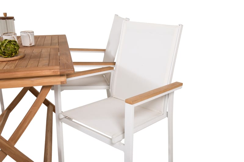 Kenya Spisegruppe 120x70 cm + 4 Texas Chair - Teak - Havesæt