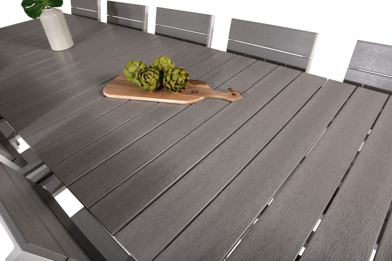 Levels Spisegruppe + 10 stole - Havemøbler - Udendørsgruppe - Havesæt