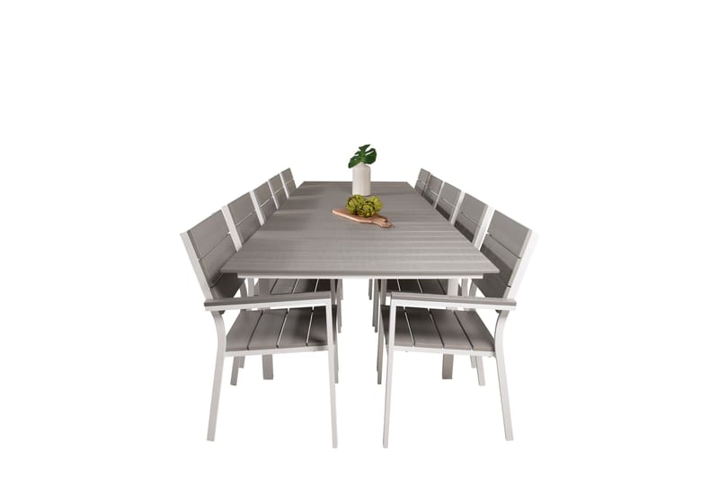 Levels Spisegruppe + 10 stole - Havemøbler - Udendørsgruppe - Havesæt