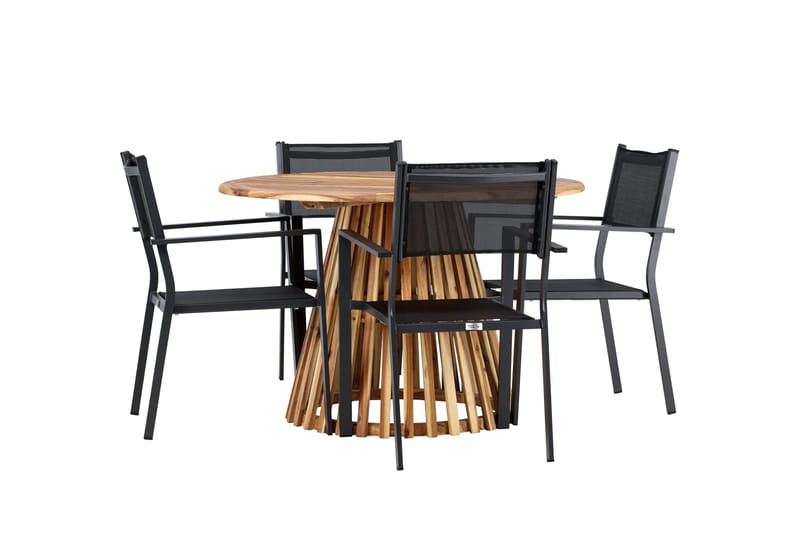 Lumpur Spisegruppe + Copacabana 4 stole - Havemøbler - Udendørsgruppe - Havesæt