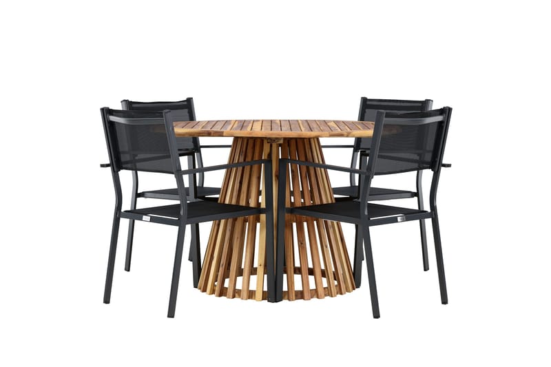 Lumpur Spisegruppe + Copacabana 4 stole - Havemøbler - Udendørsgruppe - Havesæt