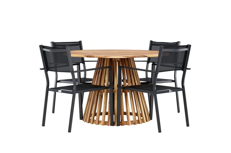 Lumpur Spisegruppe + Copacabana 4 stole - Havemøbler - Udendørsgruppe - Havesæt