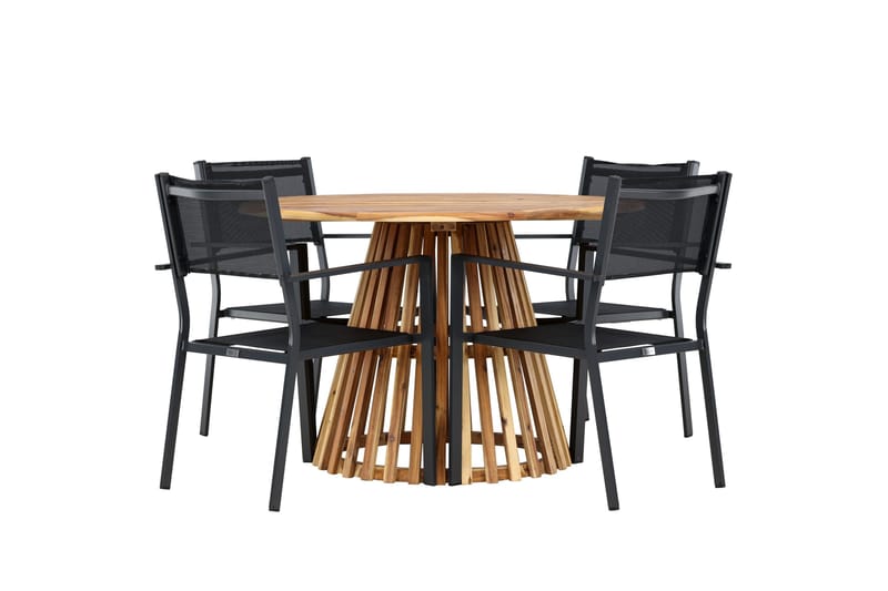 Lumpur Spisegruppe + Copacabana 4 stole - Havemøbler - Udendørsgruppe - Havesæt