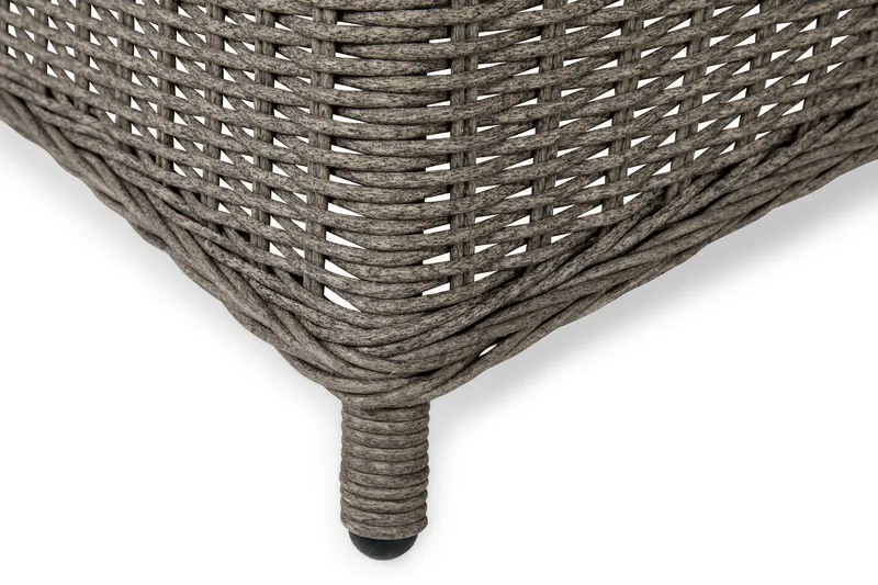 Marcus Spisebordssæt 140 Rund + 4 Lænestole m Hynde - Grå - Havemøbler - Udendørsgruppe - Havesæt