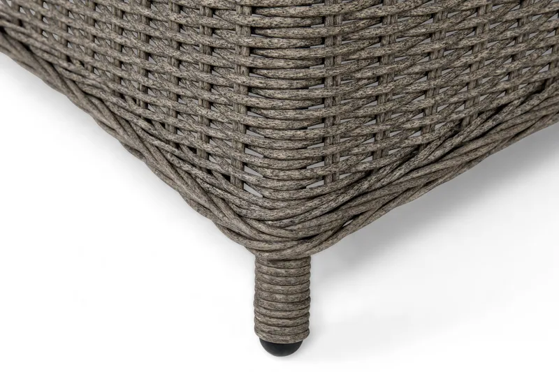 Marcus Spisebordssæt 140 Rund + 6 Lænestole m Hynde - Grå - Havemøbler - Udendørsgruppe - Havesæt