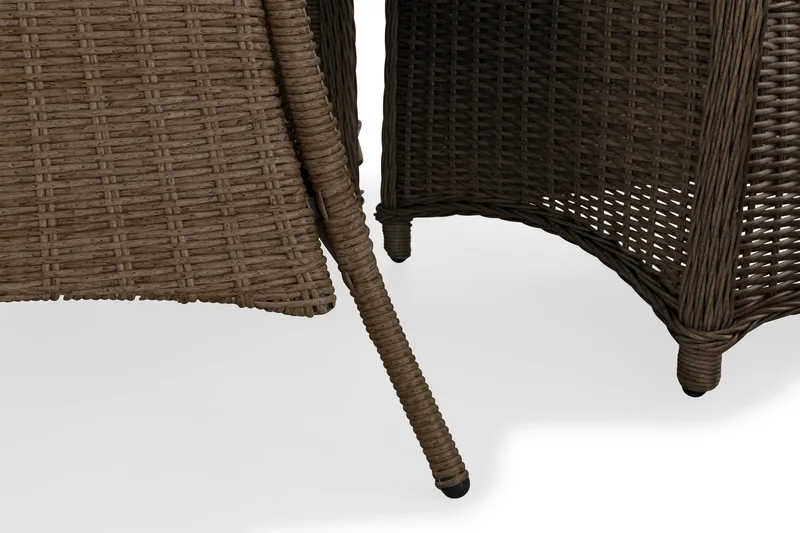 Marcus Spisebordssæt 140 Rund + 6 Lænestole m Hynde - Natur - Havemøbler - Udendørsgruppe - Havesæt