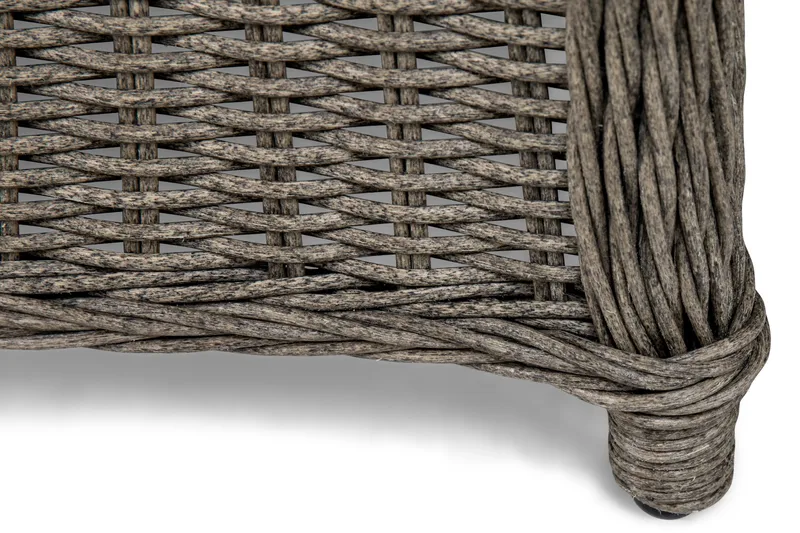 Marcus Spisebordssæt 200 + 4 Lænestole m Hynde - Grå - Havemøbler - Udendørsgruppe - Havesæt