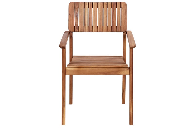 Matsalsset Beliani Agello Ljus trä/beige, 4-Sits, Ja Light wood||Beige - Havemøbler - Udendørsgruppe - Havesæt