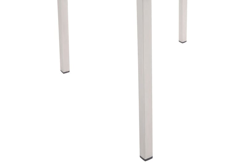 Matsalsset Beliani Grosseto Grafitgrå/Svart/Silver, 6-Sits Grey||Silver - Havemøbler - Udendørsgruppe - Havesæt