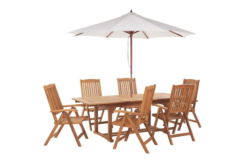 Matsalsset Beliani Java Ja Light wood, undefined