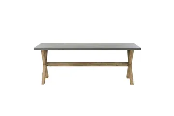 Matsalsset Beliani Maros/Olbia 6-Sits Natural - Havemøbler - Udendørsgruppe - Havesæt
