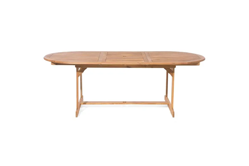 Matsalsset Beliani Maui 8-sits Grå/ljust trä Light wood||blue - Havemøbler - Udendørsgruppe - Havesæt