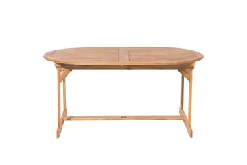 Matsalsset Beliani Maui med parasoll 8-sits Ljus trä/beige Light wood||Beige - Havemøbler - Udendørsgruppe - Havesæt