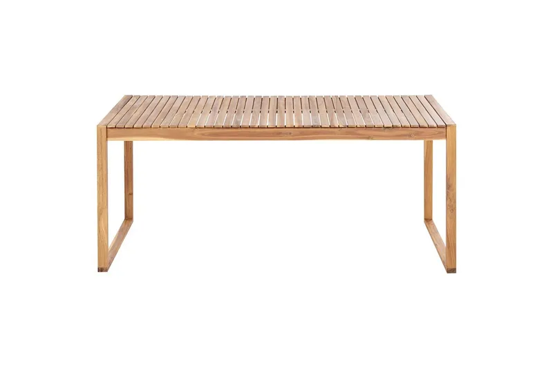 Matsalsset Beliani Sassari II 6-Sits Light wood - Havemøbler - Udendørsgruppe - Havesæt