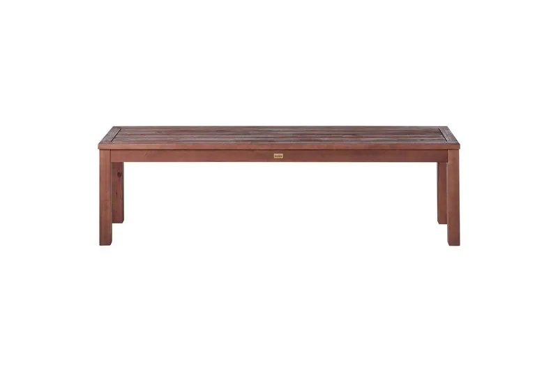 Matsalsset Beliani Tuscania Dark wood - Havemøbler - Udendørsgruppe - Havesæt