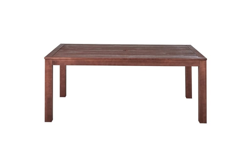 Matsalsset Beliani Tuscania Dark wood - Havemøbler - Udendørsgruppe - Havesæt