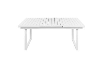 Matsalsset Beliani Valcanetto/Grosseto Vit/Grå/Silver, 6-Sits White||Grey||Silver - Havemøbler - Udendørsgruppe - Havesæt