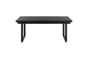 Matsalsset Beliani Valcanetto/Taviano Svart/grått/ljust trä, 6-Sits Black||Grey||Light wood - Havemøbler - Udendørsgruppe - Havesæt