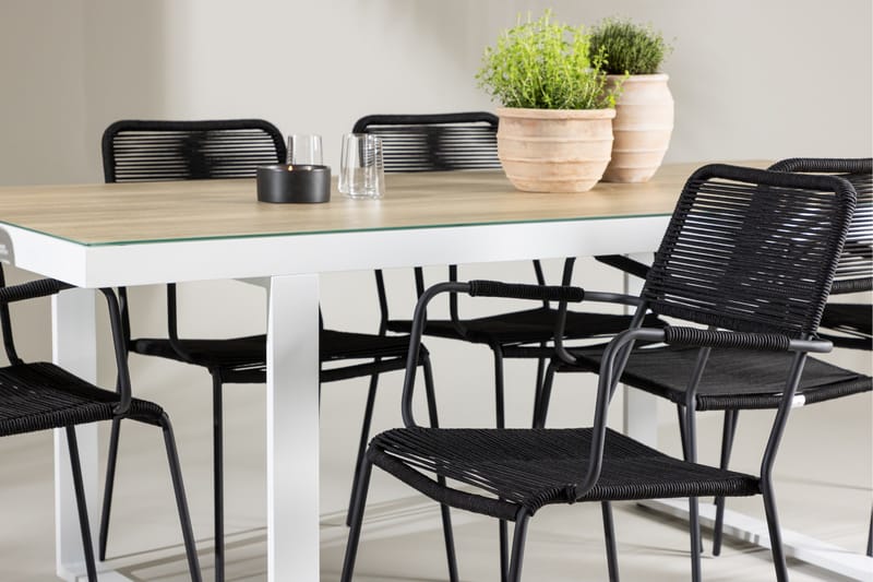 Merlo Dining Table White - Havemøbler - Udendørsgruppe - Havesæt