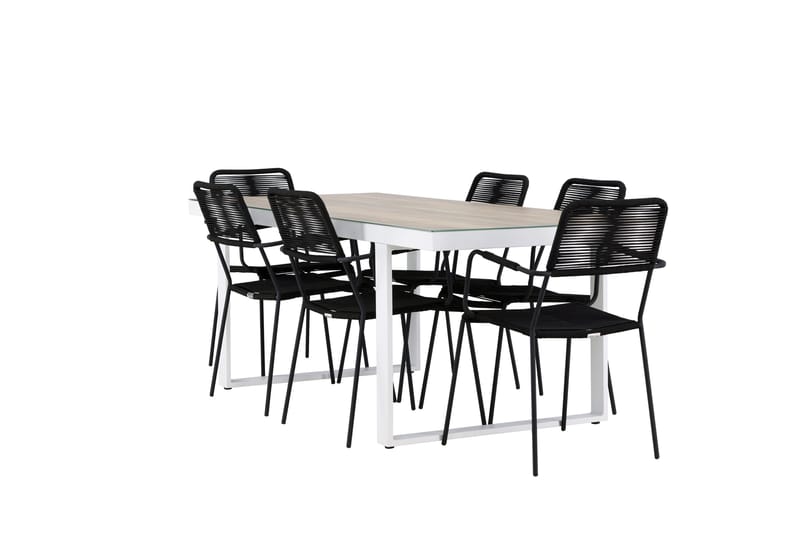 Merlo Dining Table White - Havemøbler - Udendørsgruppe - Havesæt