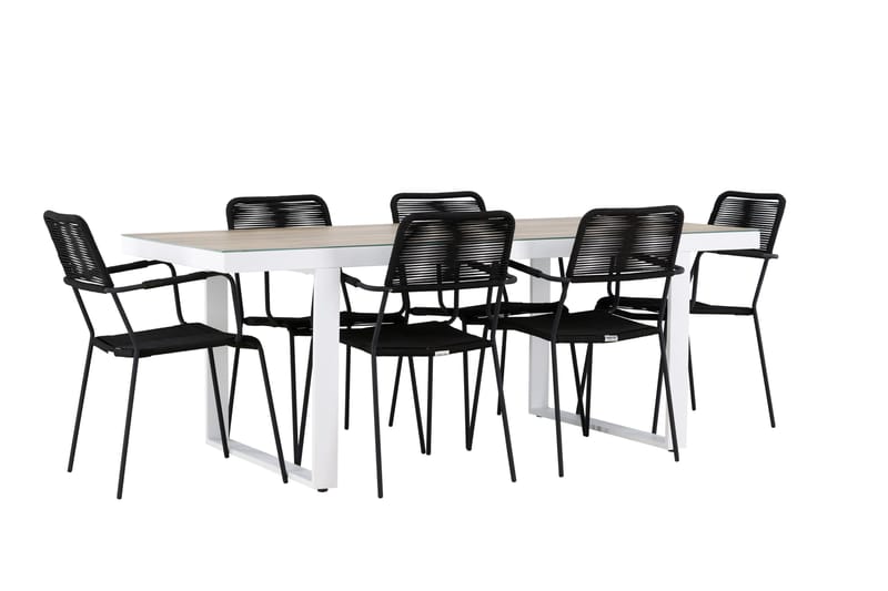 Merlo Dining Table White - Havemøbler - Udendørsgruppe - Havesæt