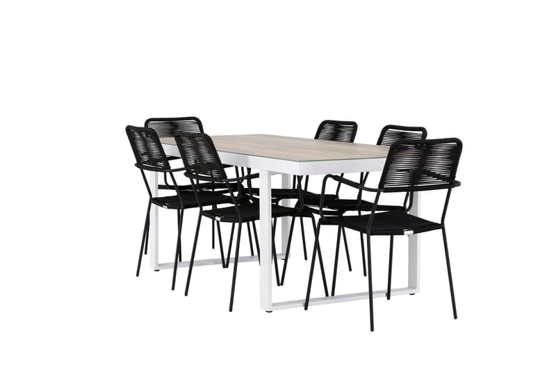 Merlo Dining Table White - Havemøbler - Udendørsgruppe - Havesæt