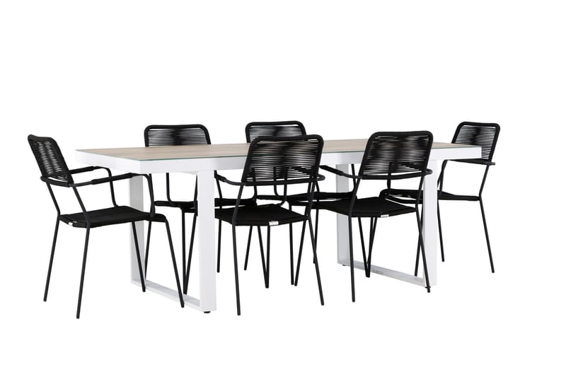 Merlo Dining Table White - Havemøbler - Udendørsgruppe - Havesæt