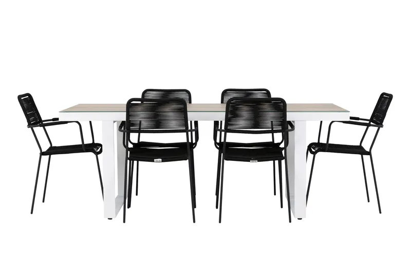 Merlo Dining Table White - Havemøbler - Udendørsgruppe - Havesæt