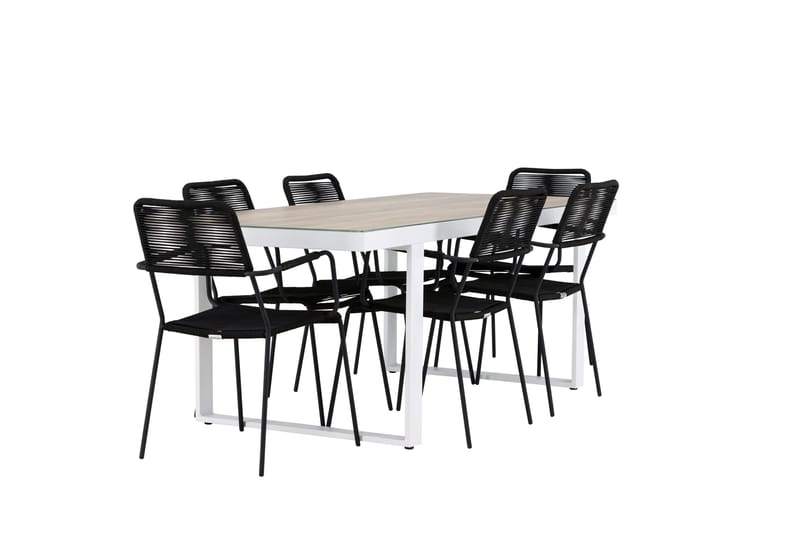 Merlo Dining Table White - Havemøbler - Udendørsgruppe - Havesæt