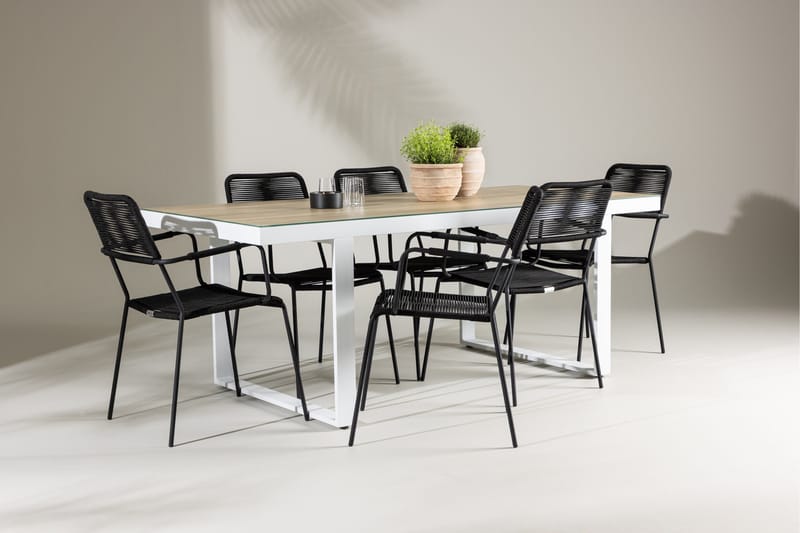 Merlo Dining Table White - Havemøbler - Udendørsgruppe - Havesæt