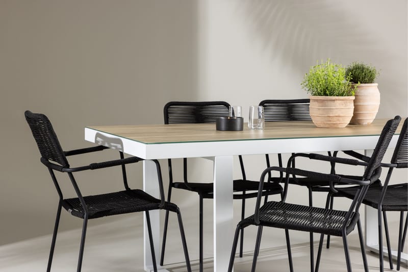 Merlo Dining Table White - Havemøbler - Udendørsgruppe - Havesæt