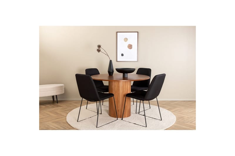 Rundt Spisesæt Bianca, Muce - 100x75 - Havemøbler - Udendørsgruppe - Havesæt