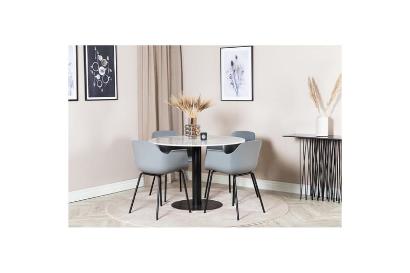 Rundt Spisesæt Estelle, Comfort - Havemøbler - Udendørsgruppe - Havesæt