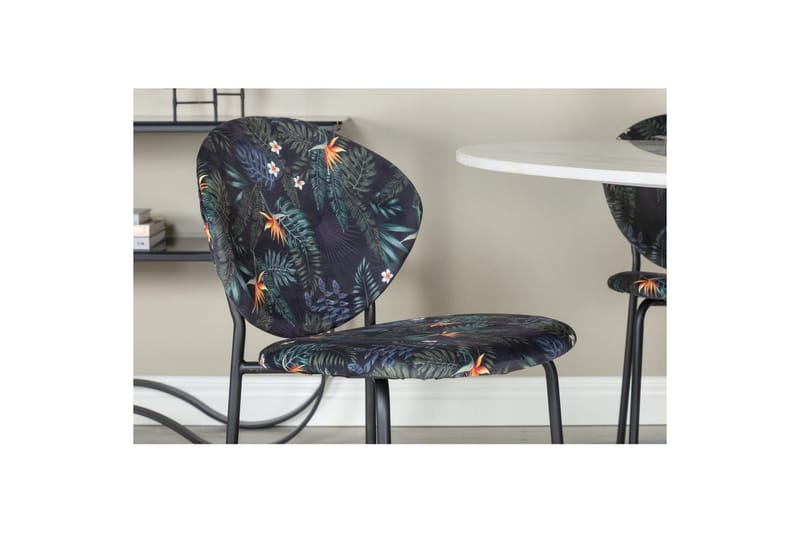 Rundt Spisesæt Estelle Sort, Vault - Grøn - Havemøbler - Udendørsgruppe - Havesæt