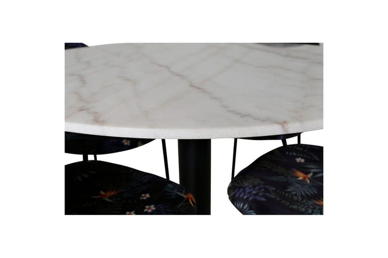 Rundt Spisesæt Estelle Sort, Vault - Grøn - Havemøbler - Udendørsgruppe - Havesæt