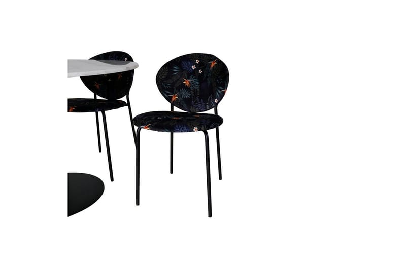 Rundt Spisesæt Estelle Sort, Vault - Grøn - Havemøbler - Udendørsgruppe - Havesæt