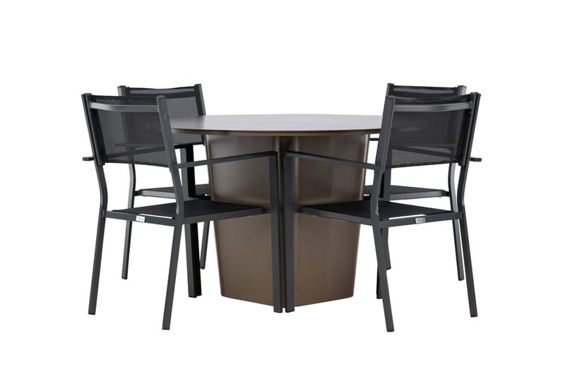 Santa Fe Spisegruppe + 4 Copacabana stole - Havemøbler - Udendørsgruppe - Havesæt
