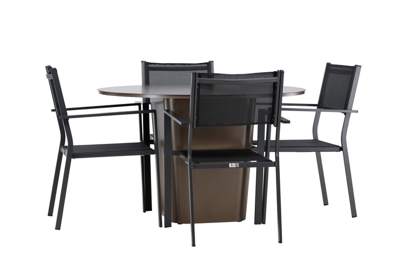 Santa Fe Spisegruppe + 4 Copacabana stole - Havemøbler - Udendørsgruppe - Havesæt