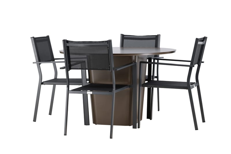 Santa Fe Spisegruppe + 4 Copacabana stole - Havemøbler - Udendørsgruppe - Havesæt