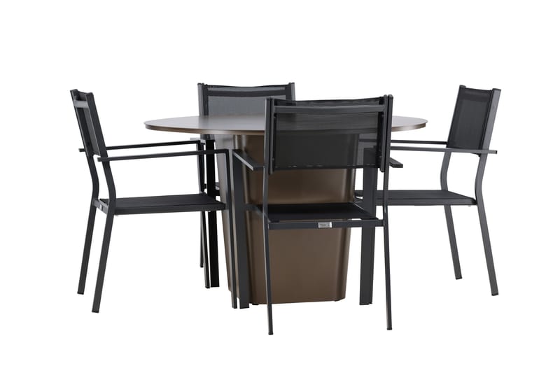 Santa Fe Spisegruppe + 4 Copacabana stole - Havemøbler - Udendørsgruppe - Havesæt