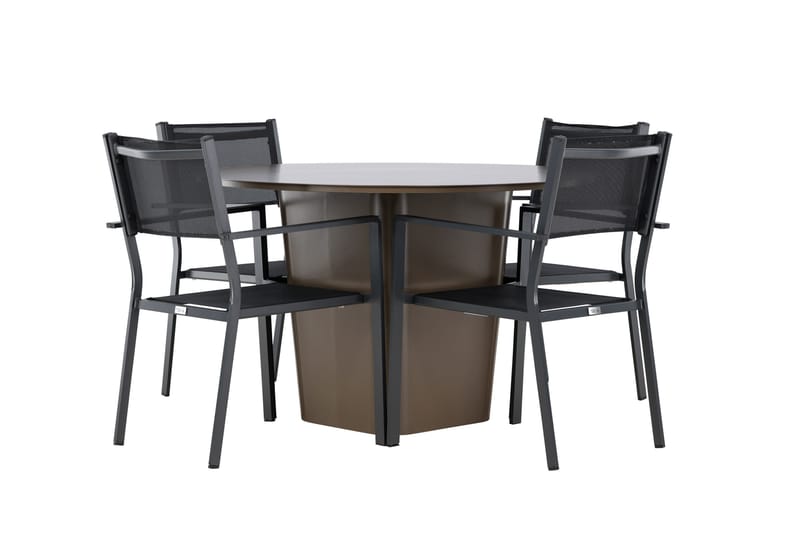 Santa Fe Spisegruppe + 4 Copacabana stole - Havemøbler - Udendørsgruppe - Havesæt