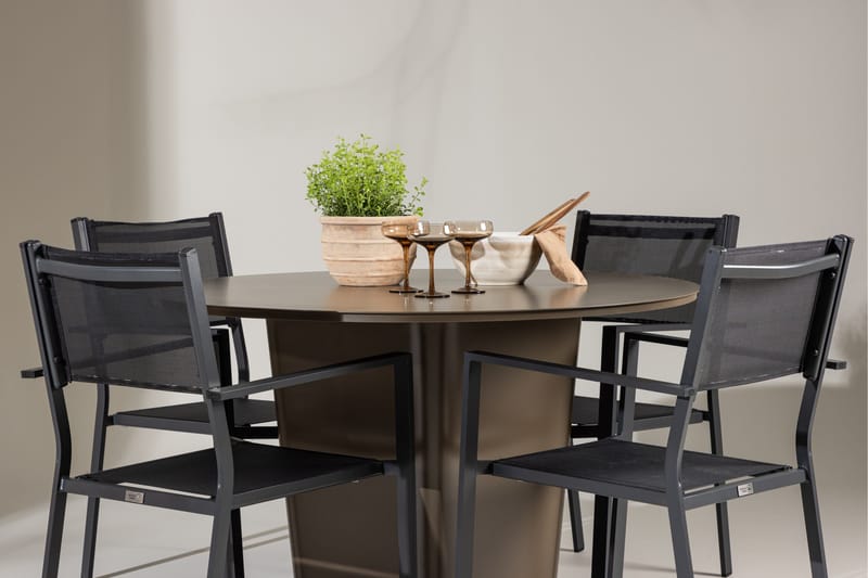 Santa Fe Spisegruppe + 4 Copacabana stole - Havemøbler - Udendørsgruppe - Havesæt