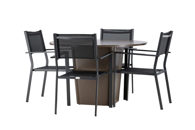 Santa Fe Spisegruppe + 4 Copacabana stole - Havemøbler - Udendørsgruppe - Havesæt