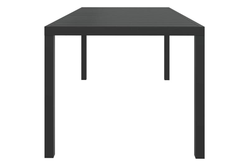 spisebordssæt til haven 7 dele med hynder polyrattan sort - Sort - Havesæt