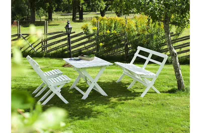 Spisegruppe Hillerstorp Torpet Hvid - Havemøbler - Udendørsgruppe - Havesæt