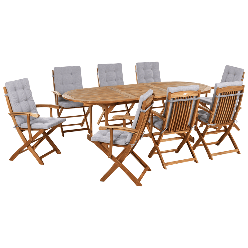 Spisegruppe Maui Premium - Gråmeleret - Havemøbler - Udendørsgruppe - Havesæt